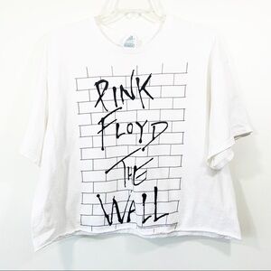 Pink Floyd The Wall Logo Crop T-shirt XL